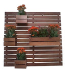 Floreira Vertical de Parede 4 Bolsos